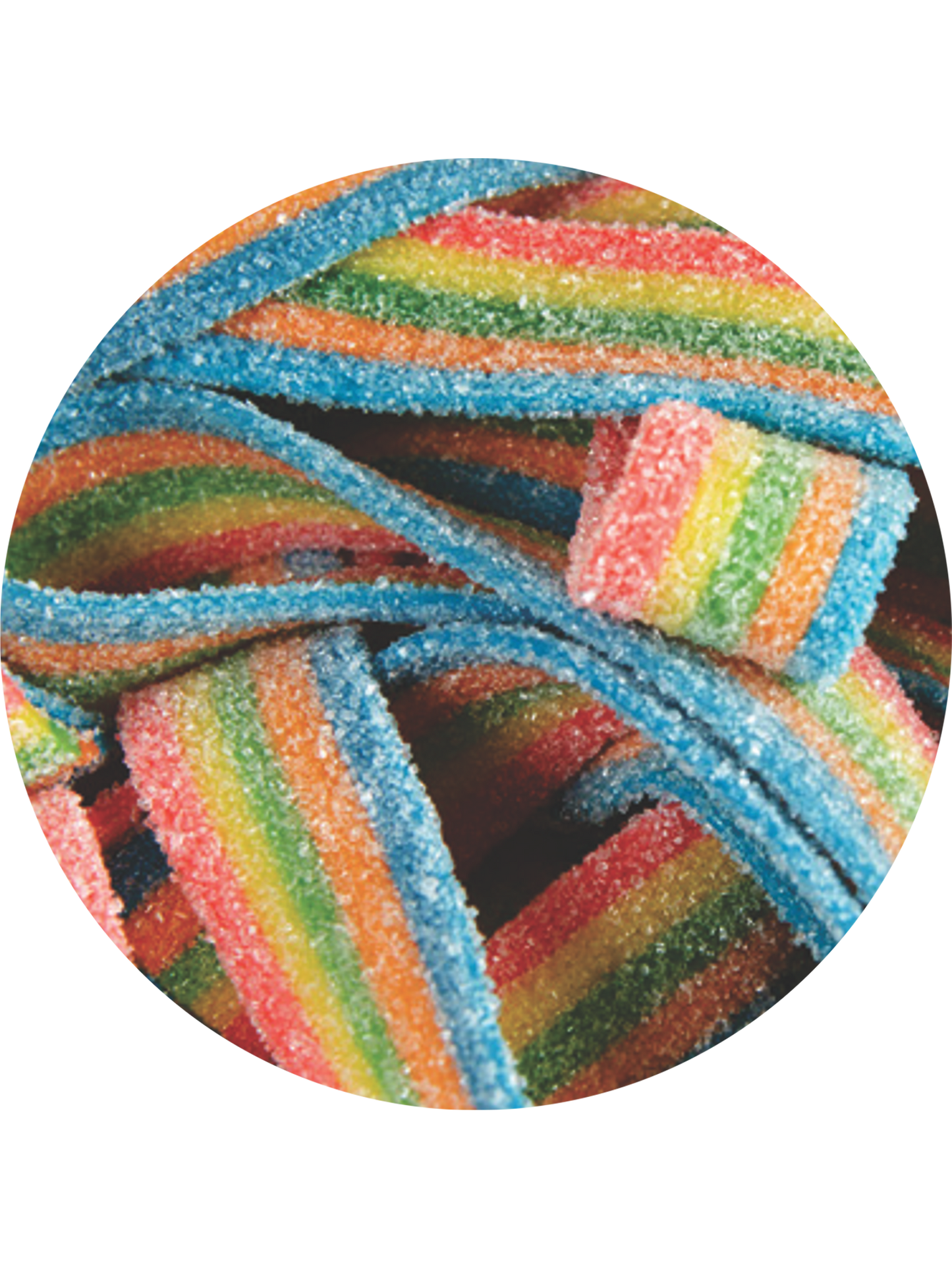 Sour Rainbow Belts 125g