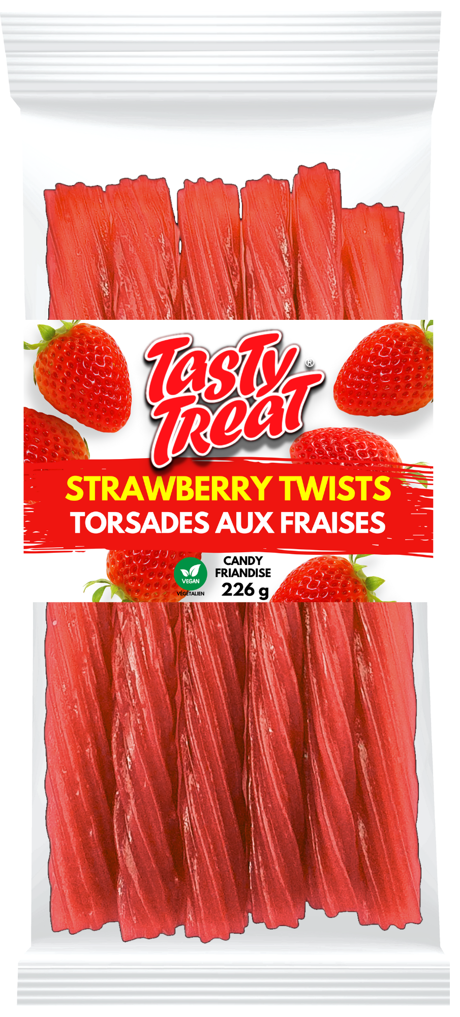 Strawberry Licorice Twists 226g