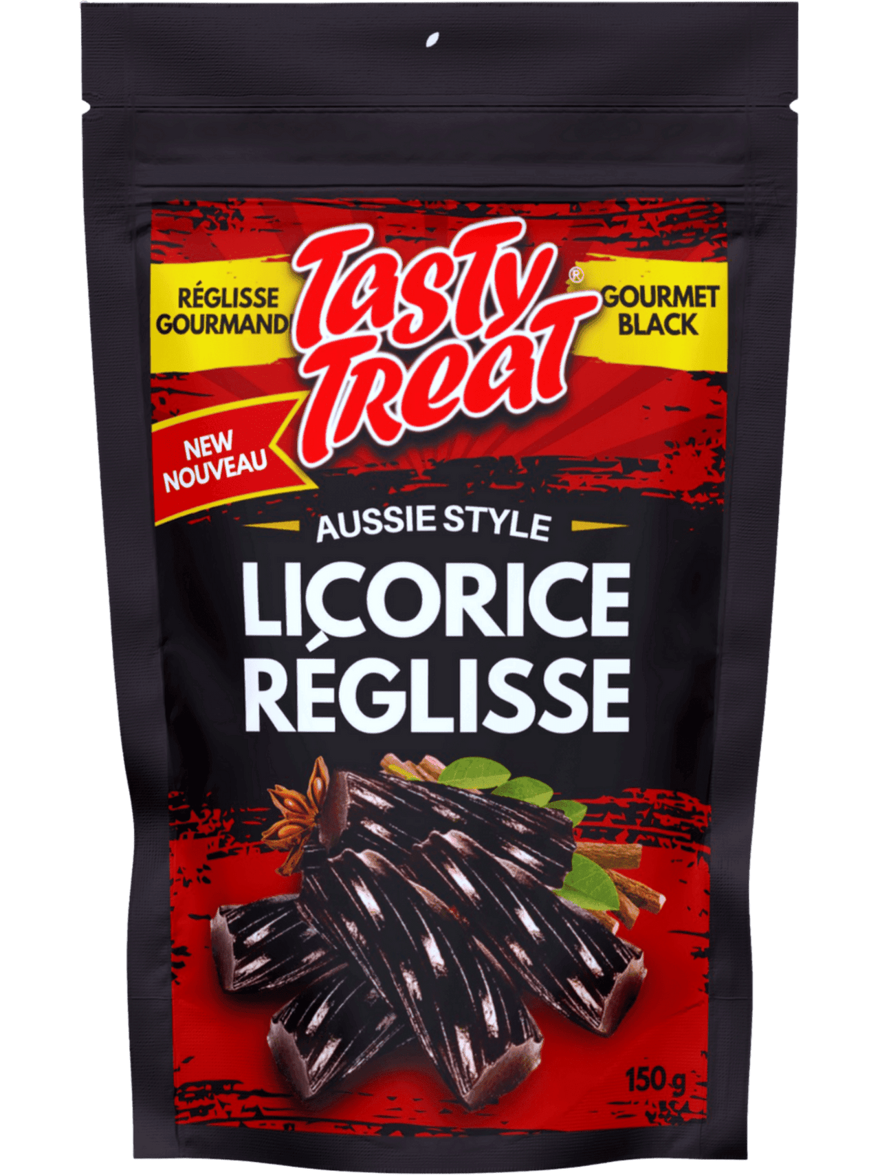 Aussie Style Black Licorice 150g Bag