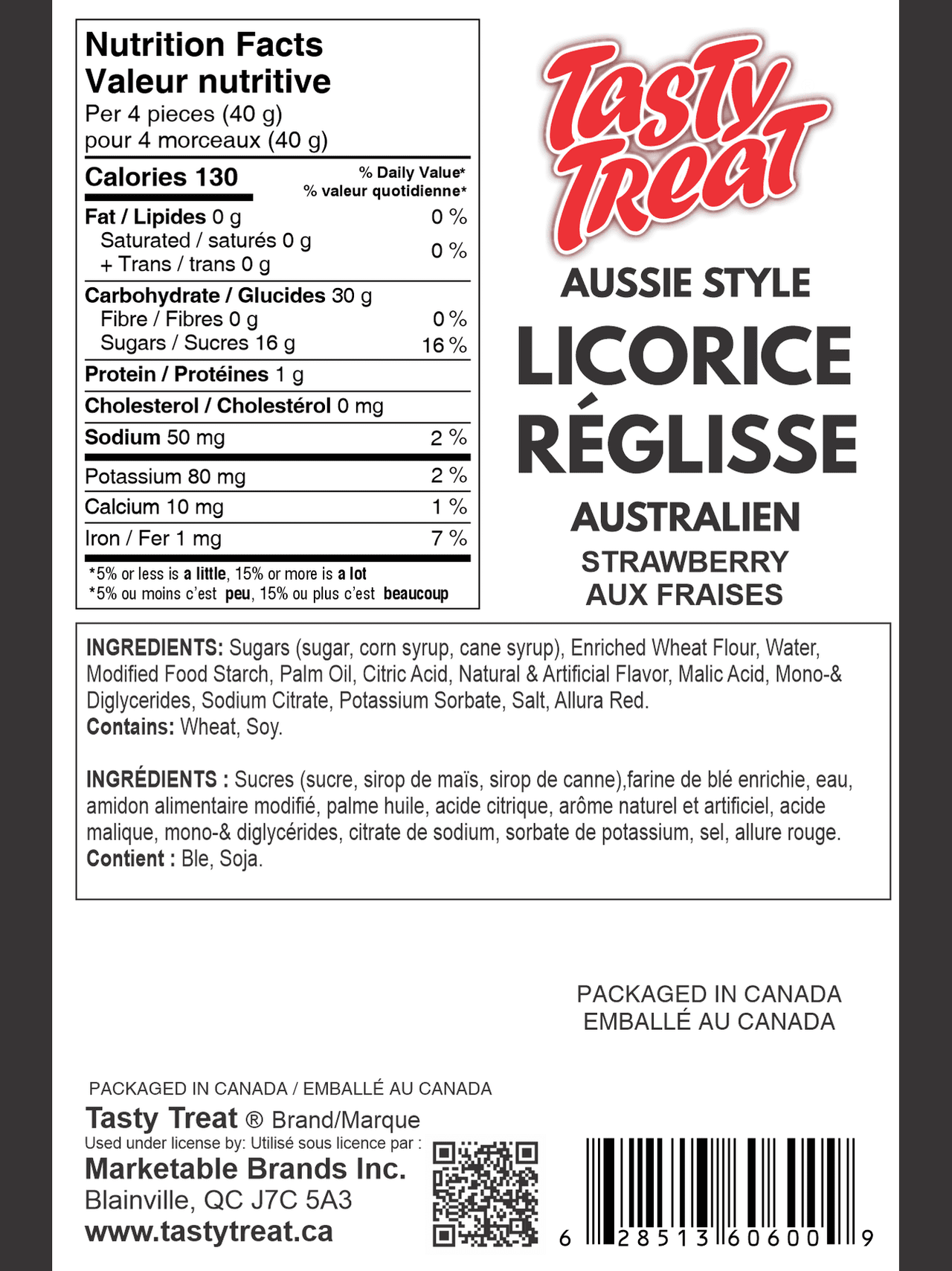 Aussie Style Strawberry Licorice 150g