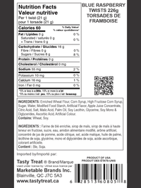 Blue Raspberry Licorice Twists 226g