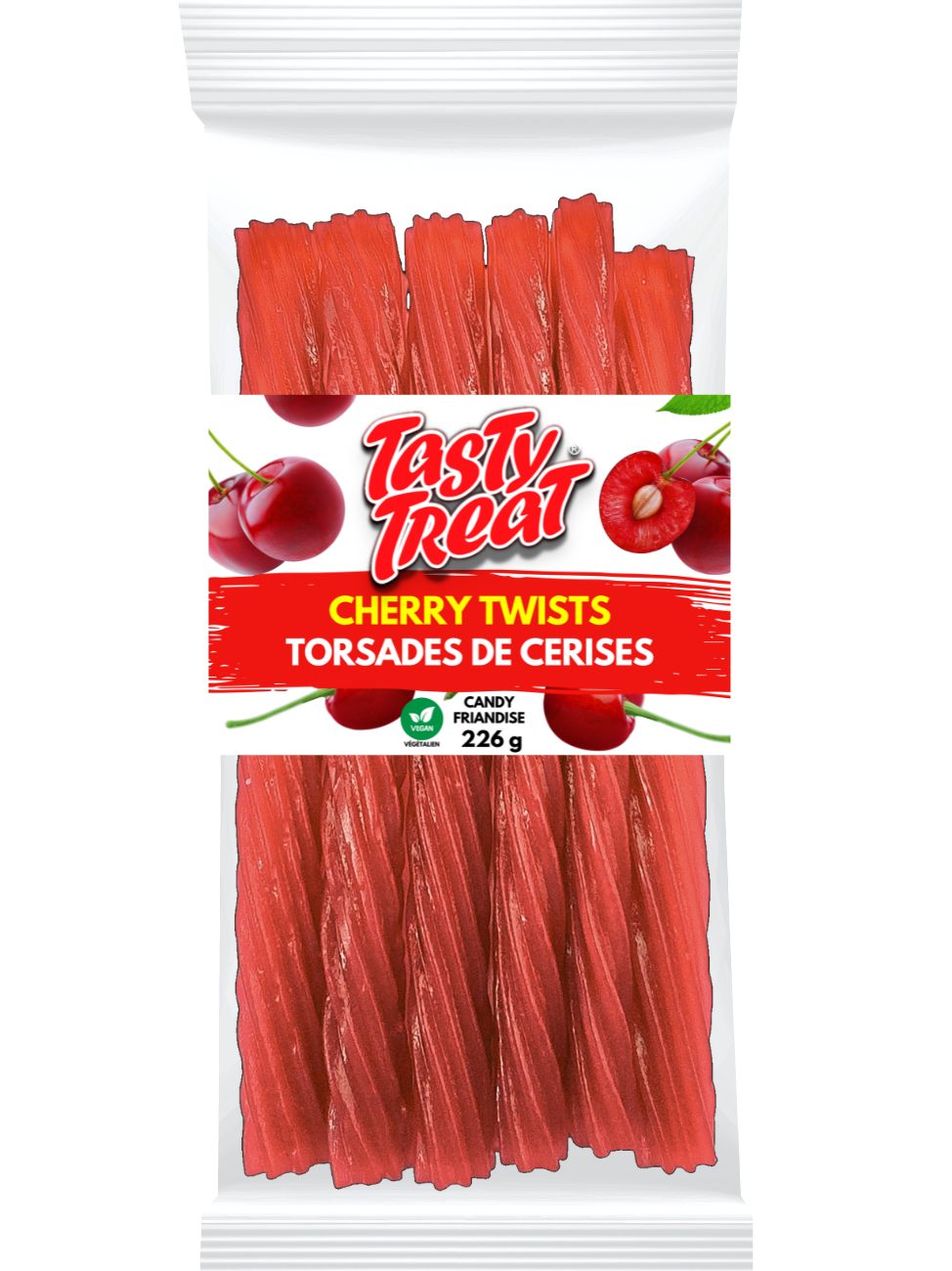 Cherry Licorice Twists 226g