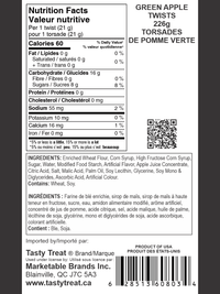 Green Apple Licorice Twists 226g