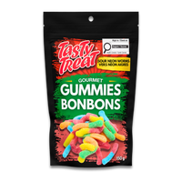 Gummy Sour Neon Worms 150g
