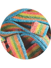 Sour Rainbow Belts 125g