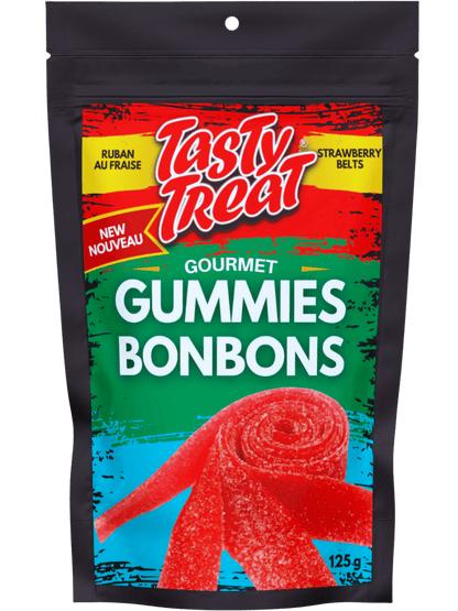Sour Strawberry Belts 125g