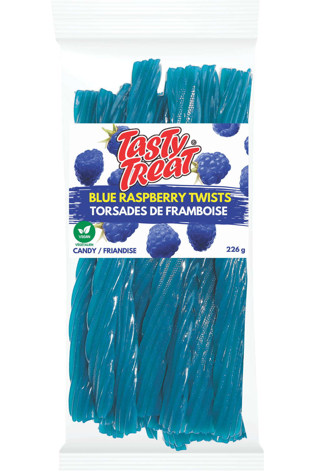 Blue Raspberry Licorice Twists 226g