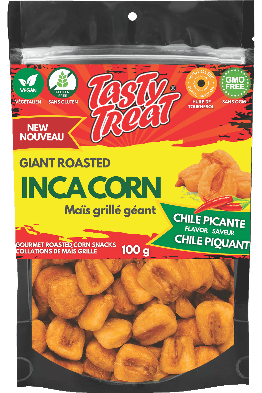 Tasty Treat Giant Inca Corn Nuts - Chile 100g