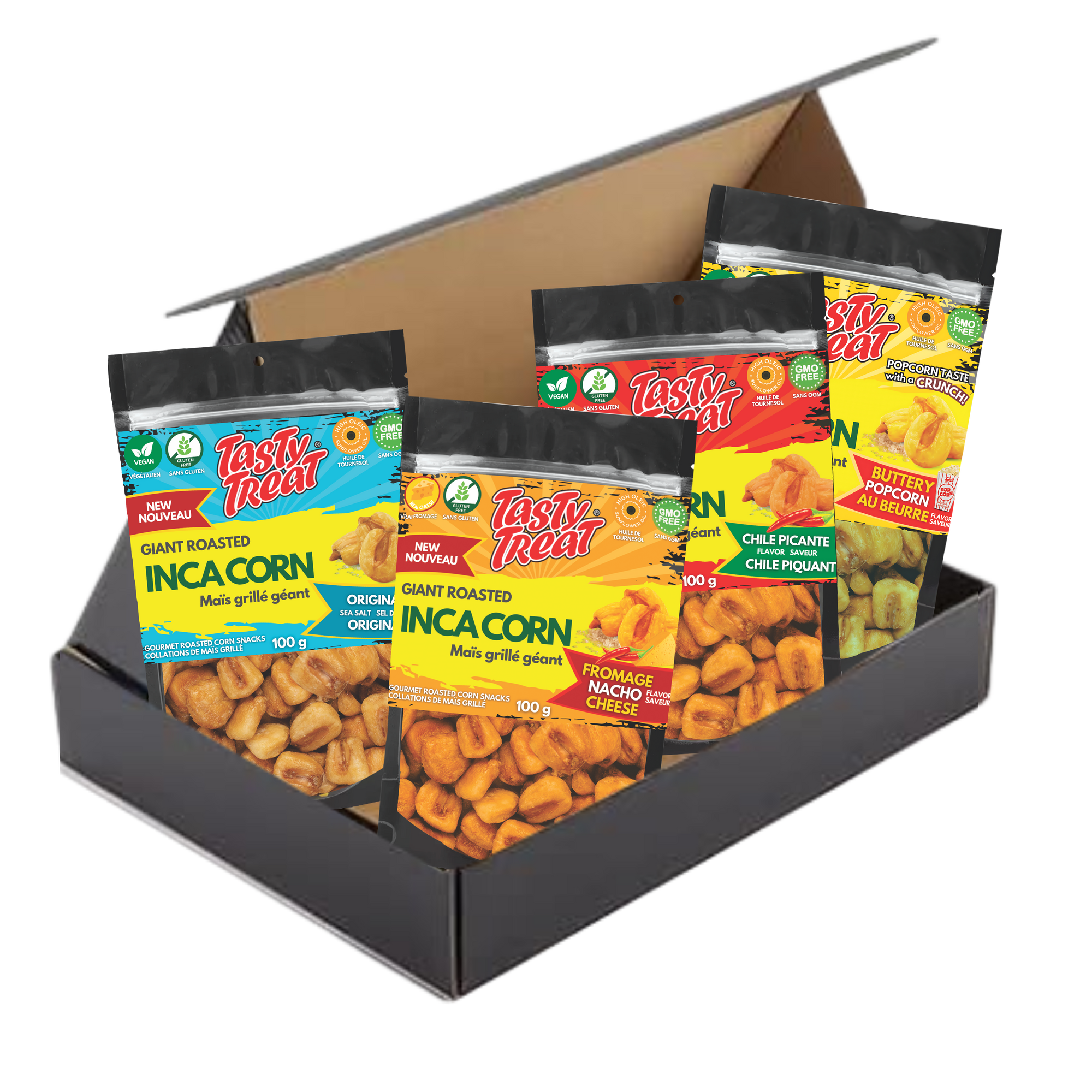 DISCOVERY BOX GIANT INCA CORN 4 BAGS "SHIPPING INCLUDED"