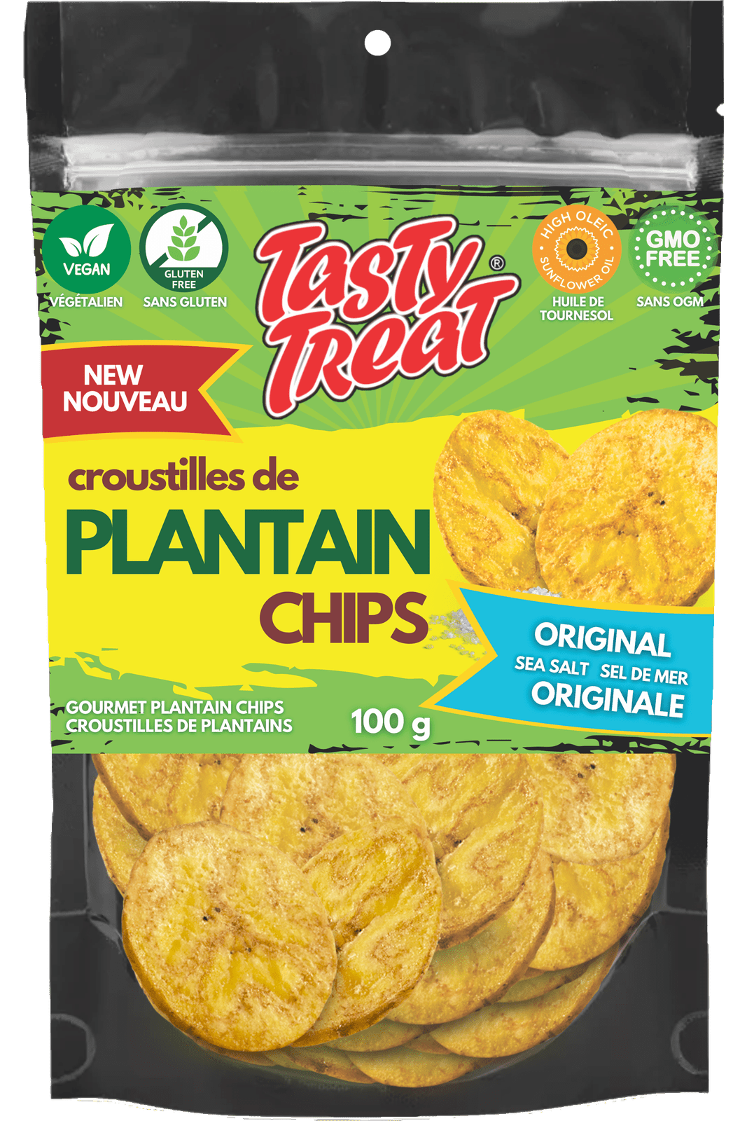 Tasty Treat Plantain Chips - Original 100g
