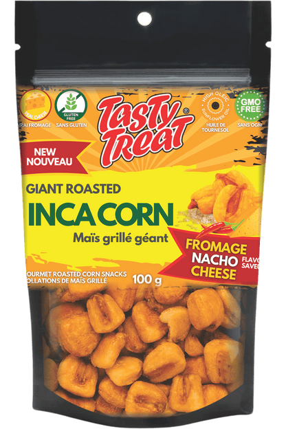 Tasty Treat Giant Inca Corn Nuts - Nacho Cheese 100g